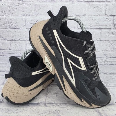 Diadora Equipe Sestriere XT Trail Black Tan All Terrain Run Jog Shoes Women Sz 9 - Image 1 of 4