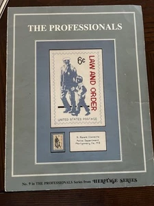 1987 Heritage Series The Professionals: Law and Order Cross Stitch Pattern # 9 - Picture 1 of 1