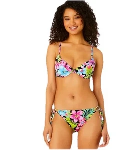 Celebrity Pink Swim Tropical Dream Top And Bottom Set Women's Size L (11-13) NWT - Picture 1 of 4