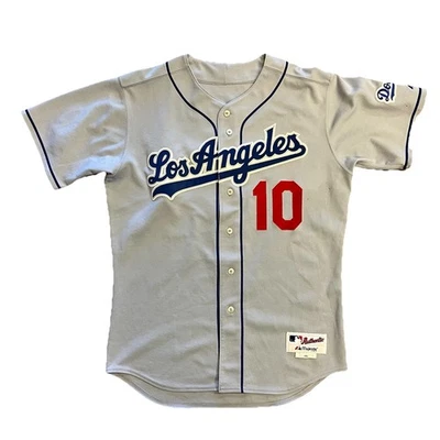 CAMISETA DE BÉISBOL GRIS DE LOS DODGERS 2005 USADA EN EL JUEGO TALLA 46 CONJUNTO 1 (38) Foto 1 de 4