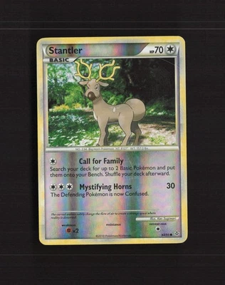 Stantler 64/95 Unleashed Reverse Holo Pokemon Card MP - Image 1 of 4