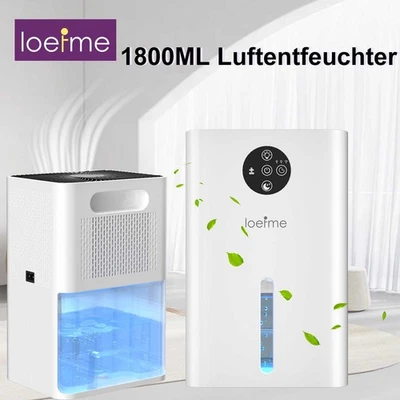 LOEFME Luftentfeuchter Elektrisch Mini Effizient Raumentfeuchter Elektrisch 2025