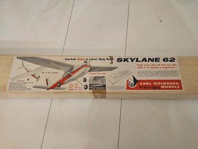 Nuevo De Colección Skylane 62 Carl Goldberg 62" C/S Nitro R/C Balsa Modelo Avión Kit Foto 1 de 2