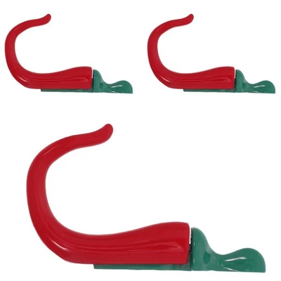  3pcs Chili Wall Hook: Rustic Vintage Coat and Clothes Hanger Rack for Hanging - Image 1 of 4