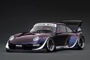Rauh-Welt Begriff RWB 993 1/18 scale Purple Metallic by Ignition Model IG3739 - Picture 1 of 4