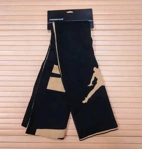 Nike Air Jordan Bufanda 32 Negro Cáñamo Doble Tejido Invierno Reversible De Gran Tamaño - Imagen 1 de 12