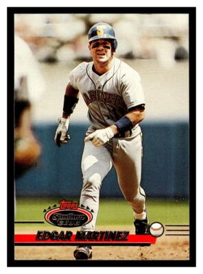 1993 Stadium Club  #331 Edgar Martinez - Seattle Mariners - Image 1 of 2