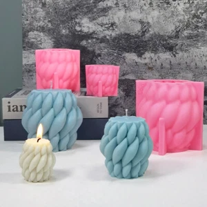 Silikon Kerzenform Epoxidform Harz Gießen Handarbeit Handwerk Zum Selbermachen Seifenform 3D - Bild 1 von 16