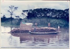 1987 Amazon Jungle Tahuayo River Peru World People Vintage Fish Boat 5X7 Photo