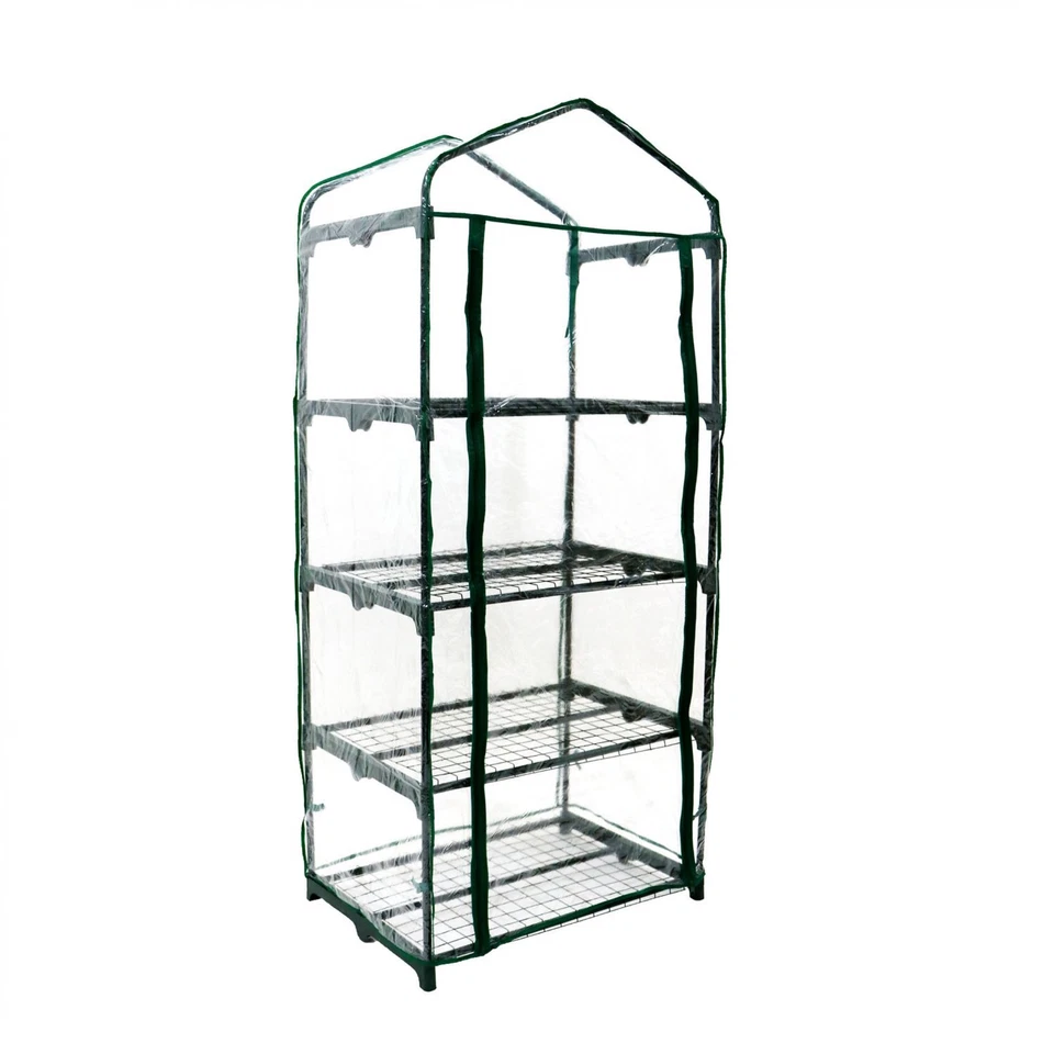 OYPLA Replacement Spare PVC Cover for 4 Tier Mini Growhouse Garden Greenhouse