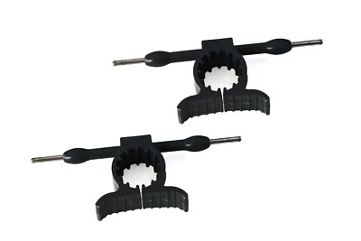 BULLNOSE PRODUCTS NEW** Ice Fishing Tip Down-Tip Up "REPLACEMENT CLIPS" Qty (2) per Pack