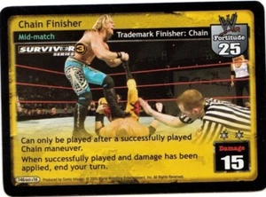 WWE: Chain Finisher (SS3) [Played] card type Mid-match Manuever Raw Deal Wrestli - Picture 1 of 1