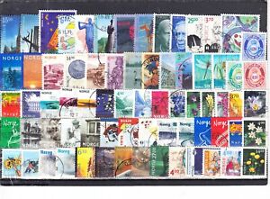 Schönes Lot Briefmarken aus Norwegen gestempelt von 1997 - 2000