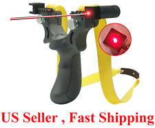 Hunting Professional Catapult Laser Slingshot With Rubber Aim Point Target