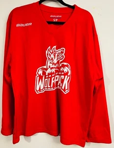 Bauer Team Hartford Wolfpack Jersey size Small Red Jersey SGA - Picture 1 of 4