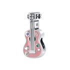 Guitar Electric Guitar Charm Bead 925 Sterling Silver