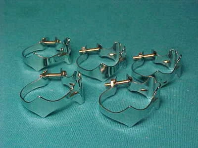 5 abrazaderas de cable dobles de 1" para bicicleta de turismo Shimano 333 de colección NOS Foto 1 de 4