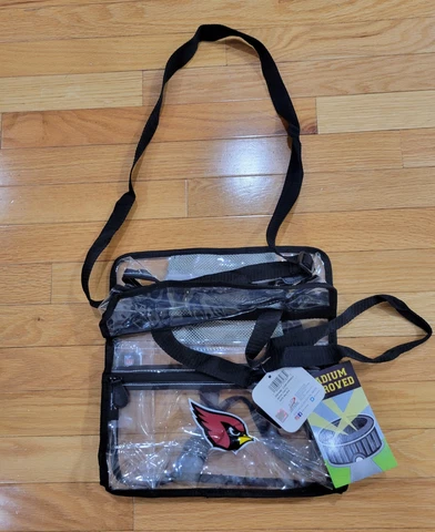 Northwest NFL Arizona Cardinals Stadium Approved Clear Zipper Bag Cover