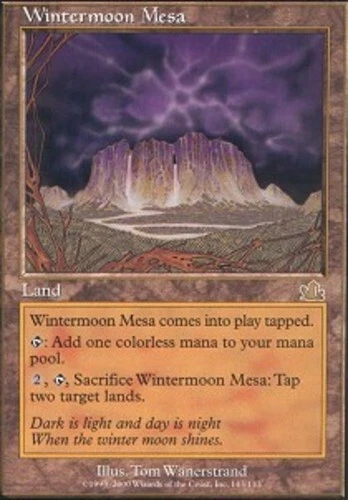 Wintermoon Mesa ~ Heavily Played Prophecy MTG Magic UltimateMTG Land Card - Image 1 of 1
