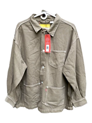 Chaqueta Vaquera Levi’s Hombre Colección Roja Años 90 Positivamente Superior Verde Oliva Foto 1 de 4