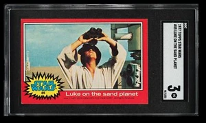 1977 Star Wars Topps Luke on the Sand Planet SGC 3 English #85 - Picture 1 of 2