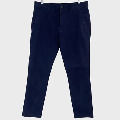 Bonobos Stretch Organic Cotton Chinos Navy Blue Men's Size 32X32 Tailored Fit - Image 1 of 4