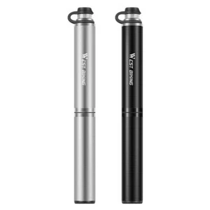 Bicycle Pump Portable High Pressure 160PSI Presta And Schrader Bicycle Gear - Picture 1 of 14