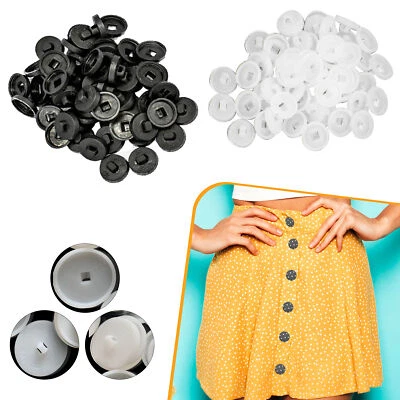 Self-Covered Craft Buttons with Metal Snap Back for Headboards 11mm-31mm - Image 1 of 4