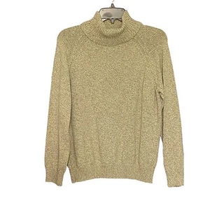 Neu Karen Scott Petites hellbraun Langarm Strick Rollkragen Pullover Oberteil Damen PM - Bild 1 von 8