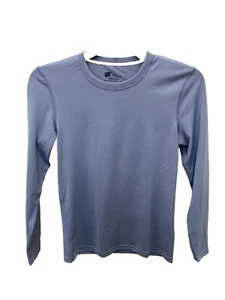 Hanes Premium Boys'thermal Long Sleeve Top Size L Gray New - Picture 1 of 2