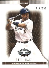 2007 Topps Triple Threads Sepia #21 Bill Hall