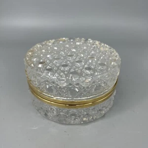 Antique Baccarat Crystal Jewelry Trinket Casket - Picture 1 of 17