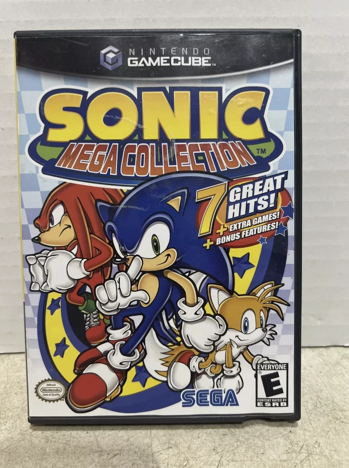 Nintendo GameCube Sonic Mega Collection *COMPLETE* 7 games Hedgehog Knuckles  - Image 1 of 1