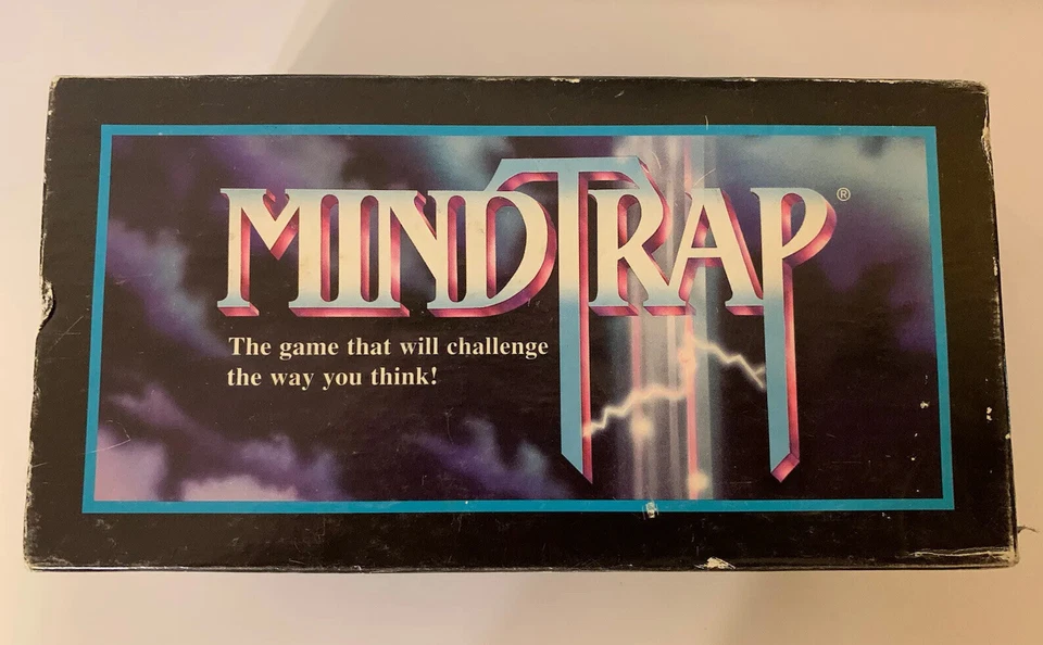 Pressman 1996 Mindtrap Challenge Your Brain Game Cards Only - Image 1 of 4