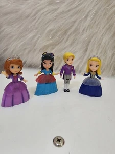 DISNEY SOFIA FIRST JUST PLAY FIGURES LOT OF 4 James Sofia Hildegard - Picture 1 of 7