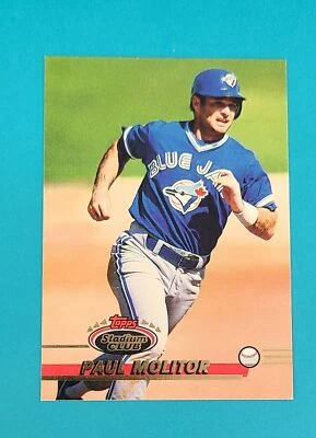 1993 Stadium Club #627 Paul Molitor Toronto Blue Jays BASEBALL Card 9B - Image 1 of 2