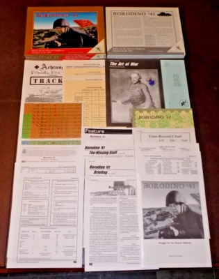 Borodino '41 WWII Battle For The Moscow Highway Clash Of Arms Wargames Unpunched - Image 1 of 4
