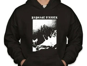 Paysage d'Hiver Hoodie black metal  Dsbm Death Thrash 80s Metal Grindcore Goth - Picture 1 of 1