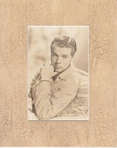 JACKIE COOPER CUSTOM 8 by 10 MATTED REPRINT PHOTO & REPRINT AUTOGRAPH - Picture 1 of 1