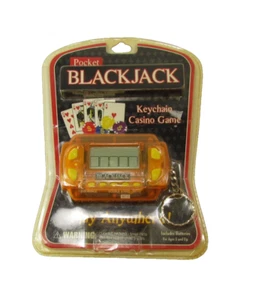 Llavero Blackjack de Bolsillo Portátil Electrónico Juego de Casino Nuevo Precintado - Imagen 1 de 3
