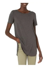 Women's Summer Short Sleeve Top Open Crewneck Ladies Jersey T-shirt Blouse Tunic - Picture 1 of 7