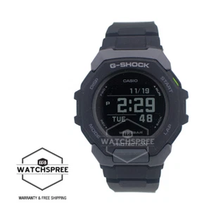 Casio G-Shock G-SQUAD Bluetooth® Bio-Based Black Resin Band Watch GBD-300-1 - Picture 1 of 3