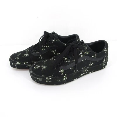Vans Old Skool Midnight Floral Womens 7.5 Sneaker Canvas Shoes All Over AOP - Image 1 of 4