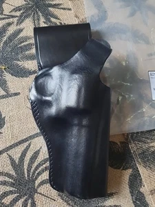 Vega Holster Holster Revolver 4 Pouces Neuf Cuir Droitier - Picture 1 of 6