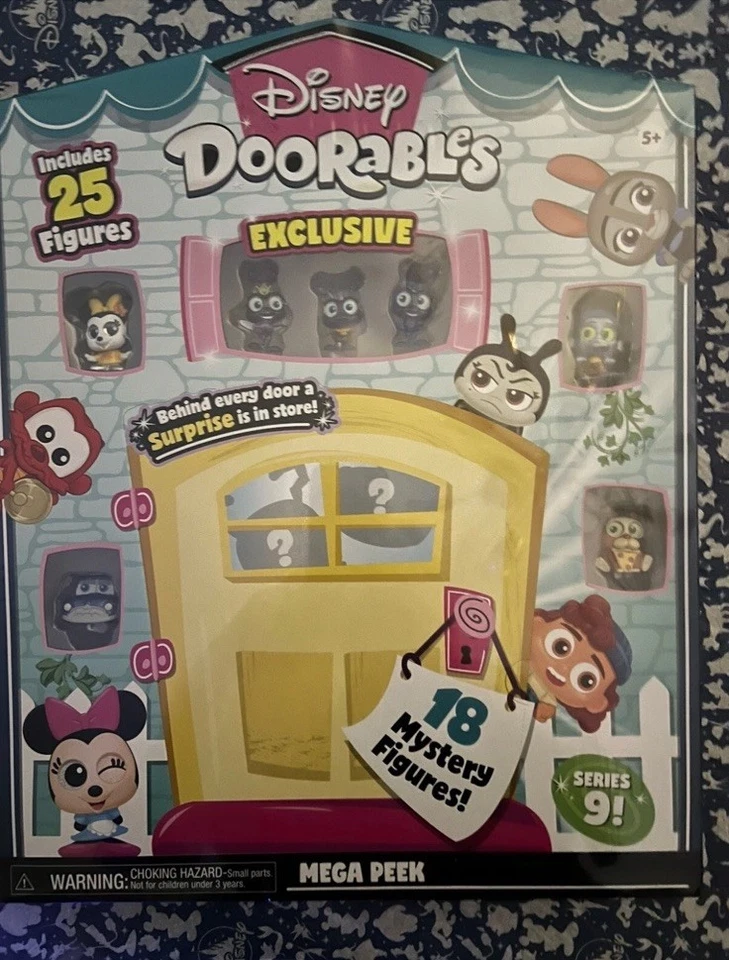 Disney Doorables Mega Peek Pack Series 9 Mystery Includes 25 Figures