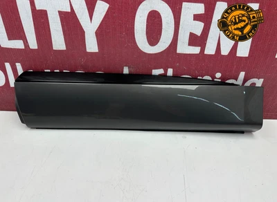 2017-2025 JAGUAR F-PACE S R-SPORT REAR LEFT DOOR LOWER MOLDING TRIM (GRAY) OEM - Image 1 of 4