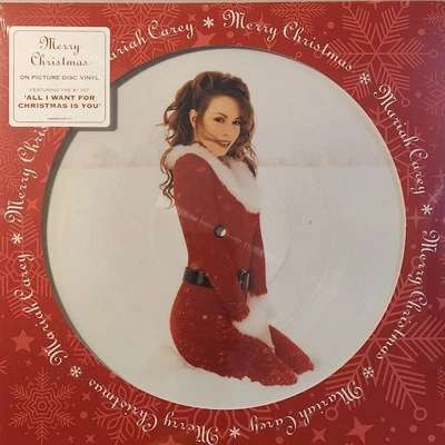 MARIAH CAREY Merry Christmas NEW 30th Anniversary 12” Picture Disc Album LP Foto 1 de 2