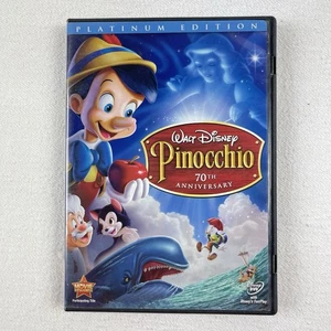 Pinocchio (DVD, 2009, 2-Disc Set, 70th Anniversary Platinum Edition) Very Good - Picture 1 of 2