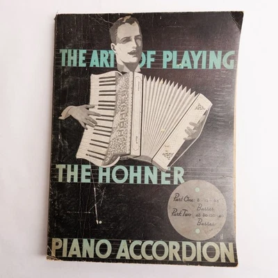 Acordeón de piano HOHNER 1933 arte de tocar vintage C. Irving Valentine Foto 1 de 4