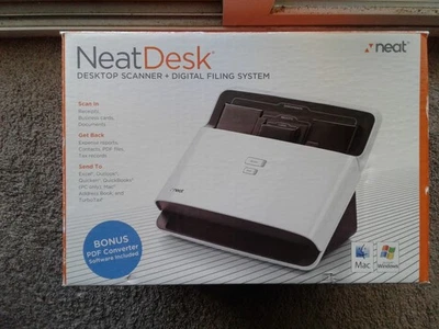 Neat Desk ND-1000 Desktop Scanner & Digital Filing System- NEW/UNSEALED - Image 1 of 4